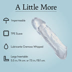 A Little More 7.5" Penis Extender Infographic Spanish 2 Pure Romance