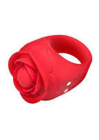 Bloomgasm Rose Ring - Rechargeable Silicone Finger Vibrator