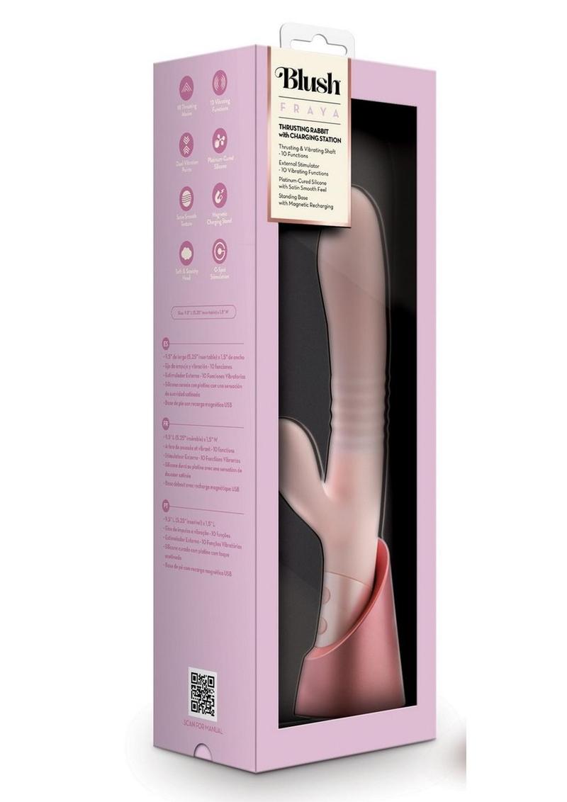 Blush Collection Fraya - Rechargeable Silicone Rabbit Vibrator