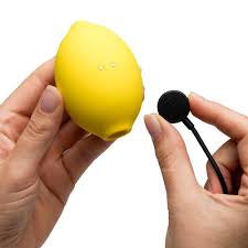 Lemon Crush Clitoral Stimulator with Pleasure Air – Yellow