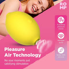 Lemon Crush Clitoral Stimulator with Pleasure Air – Yellow