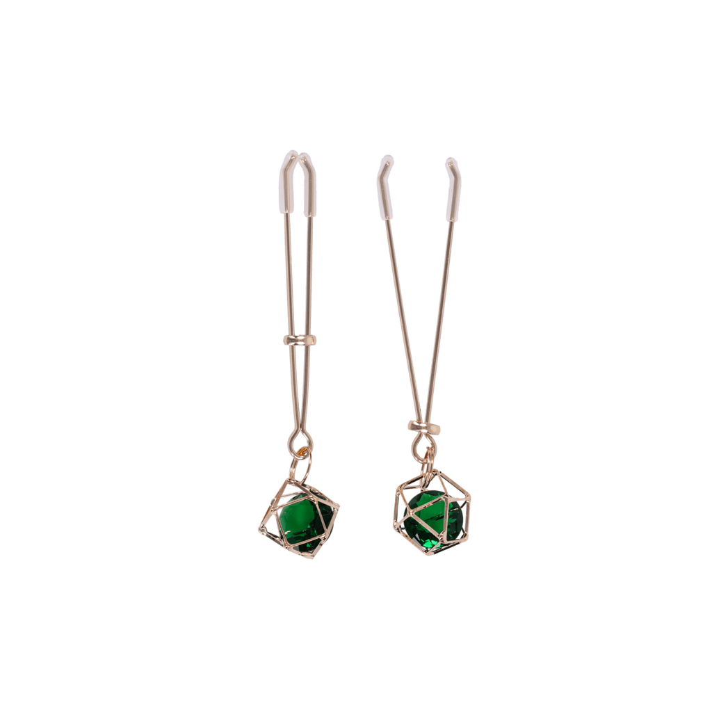 Indica Crystal Nipple Clips