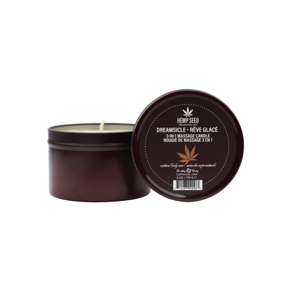 Hemp Seed Massage Candle