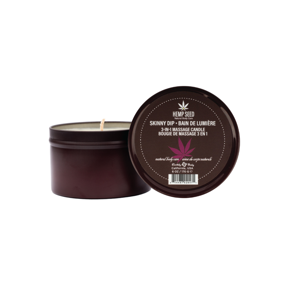 Hemp Seed Massage Candle