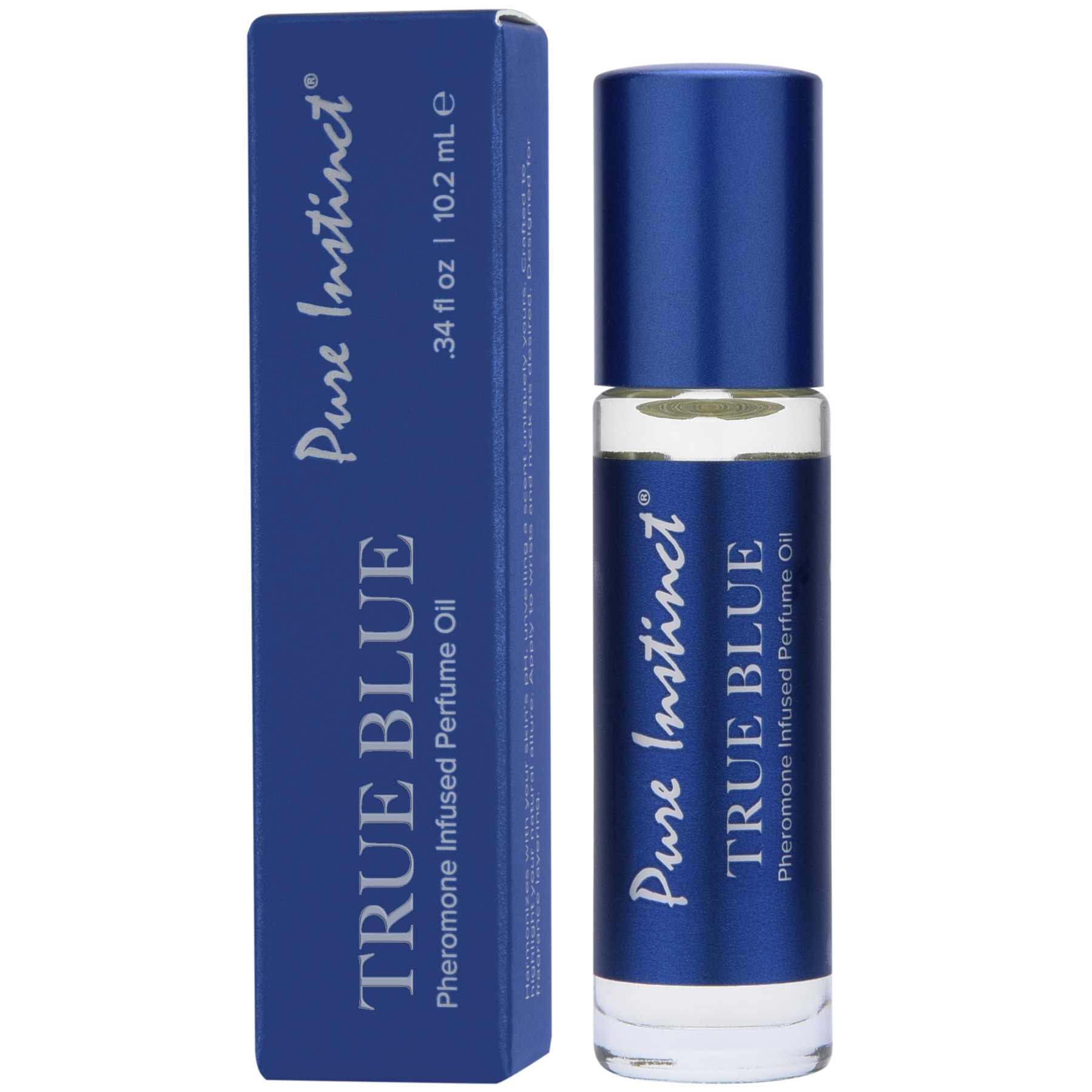 Pure Instinct Pheromone Perfume Oil Roll-On – True Blue 0.34 oz