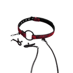 Rosegasm Open Mouth Gag & Clips