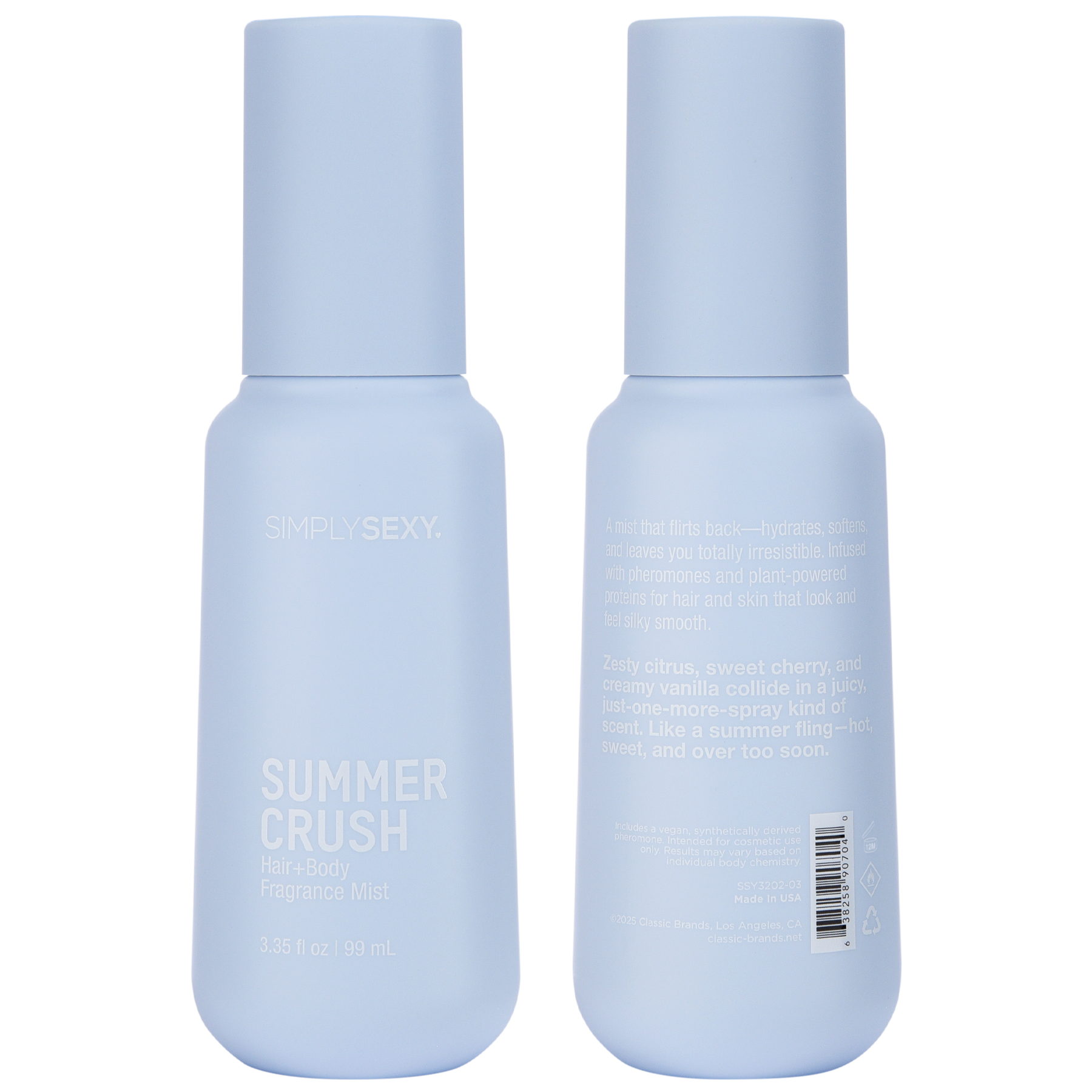 Simply Sexy Pheromone Hair + Body Mist – Summer Crush 3.35 oz