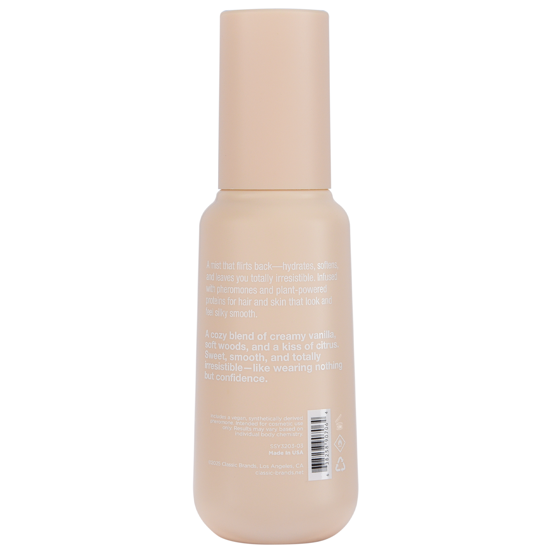 Simply Sexy Pheromone Hair + Body Mist – Naked Vanilla 3.35 oz