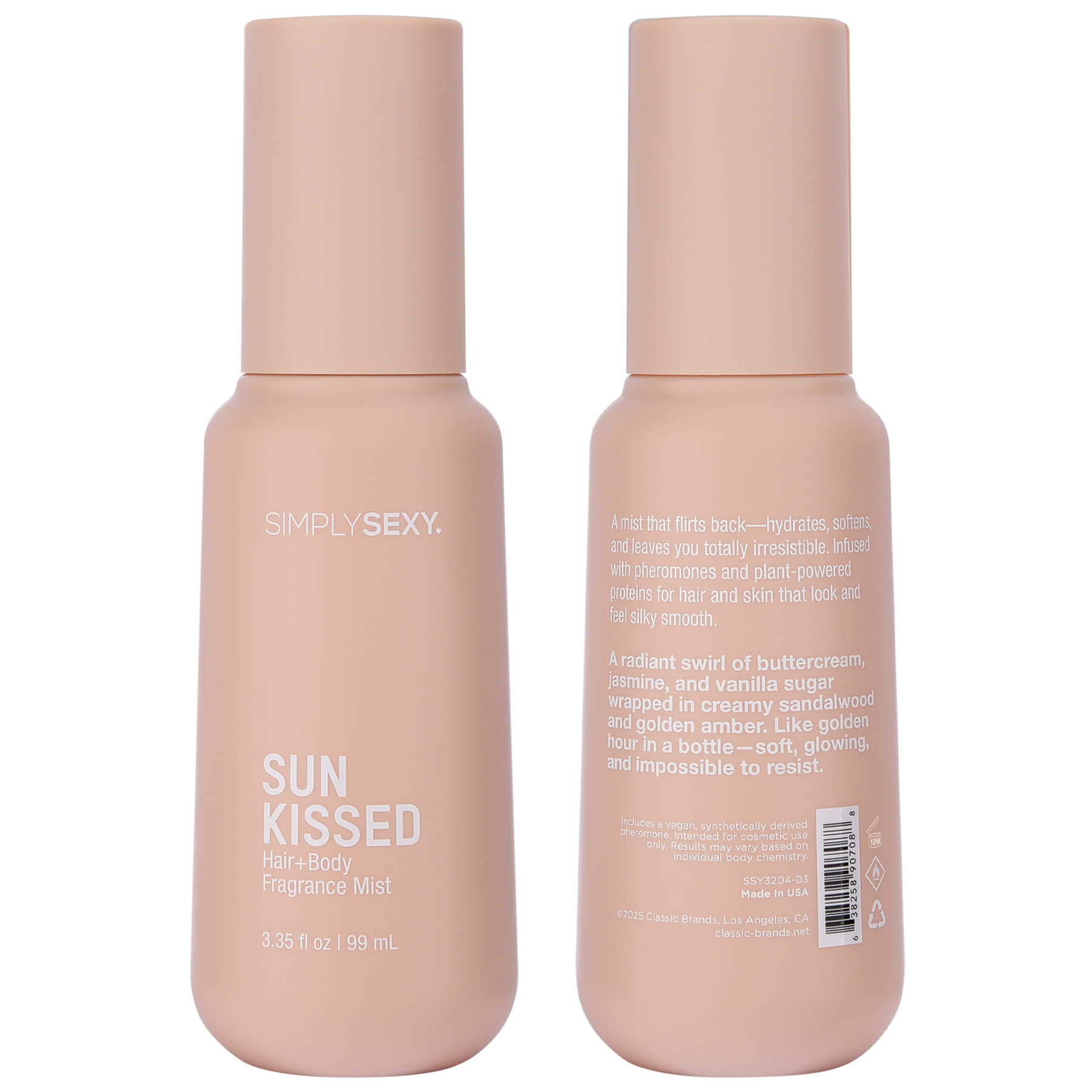 Simply Sexy Pheromone Hair + Body Mist – Sun Kissed 3.35 oz